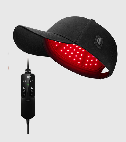 Rödljusterapi keps för hårtillväxt med 176 Led-ljus