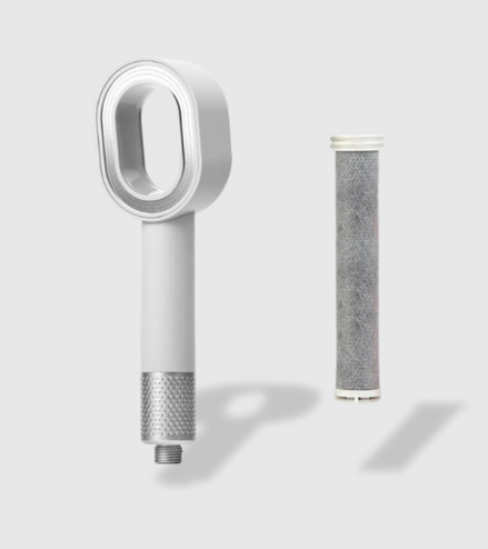 Duschmunstycke med Filter – Mot Grönt, Torrt & Skadat Hår