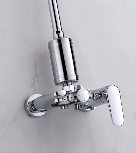 Duschfilter i 100% rostfritt stål mot håravfall